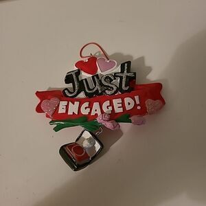 Just Engaged Ornament